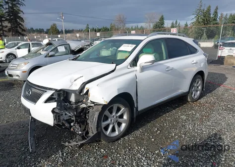 2010 Lexus Rx 350 from USA, damaged, VIN 2T2BK1BA7AC050802